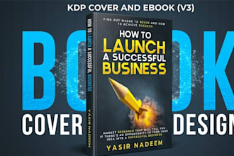 design professional ebook cover, paperback, and amazon kdp cover design