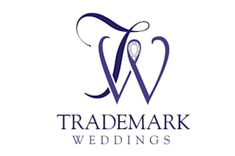 design wordmark trademark weddings logo