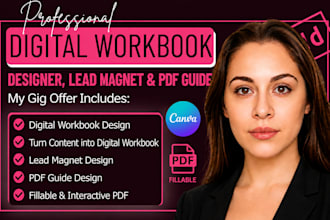 turn your content into a professional digital workbook or lead magnet PDF guide