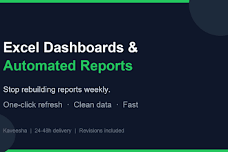 automate your excel reports and dashboards with ai