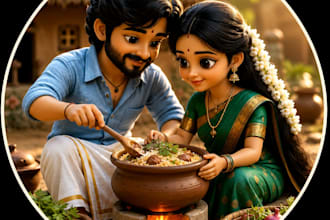 create cinematic ai miniature cooking videos and reels