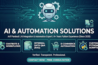integrate ai automation, chatbot and web for your business