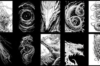 design a bold custom tattoo artwork