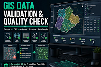 validate and quality check your gis geospatial data