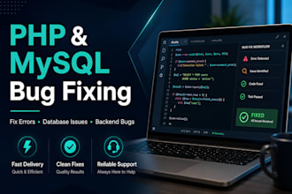 fix PHP mysql bugs errors and database issues