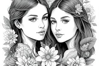 draw custom hand drawn art illustration for your project