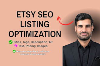 optimize your etsy listings and grow your shop sales with expert SEO