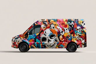 awesome car wrap design