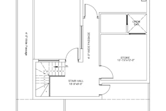 prepare the floor plan in autocad