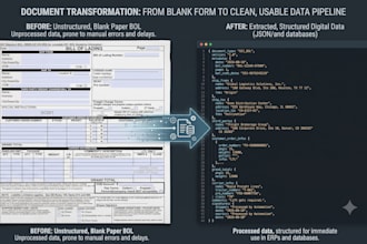 convert freight bol swb  coo sad eur 1 cmr awb cbp 7501 pdfs to data