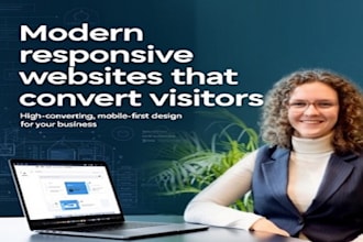 design a modern responsive website that converts visitors