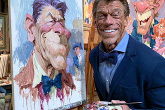 make a political cartoon art