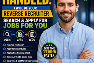 search and apply, job search, job application, jobs hunt, reverse recruiter