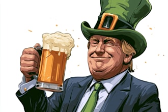 paint hilarious political cartoon caricature for you