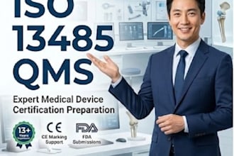 be your iso 13485 and medical device qms compliance consultant