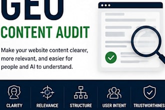 audit your website content for GEO clarity and relevance