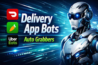 build fast spark driver bot, doordash bot, instacart bot, amazon flex bot