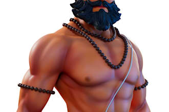 create a stylized 3d character model for animation and games