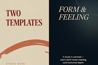 create logo, templates, presentation and proposals for you
