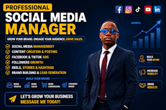 be your social media manager marketing manager and content creator
