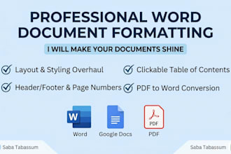 professionally format your word document