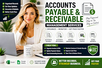 track accounts payable and receivable, invoice and bill payments for businesses