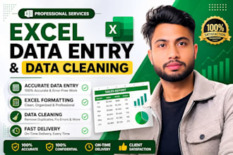 create excel formulas , reports and data analysis