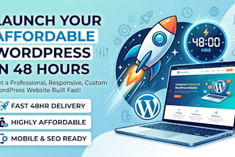 launch your affordable wordpress website in 48 hours