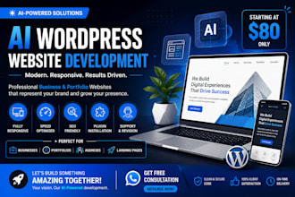 create an ai wordpress website