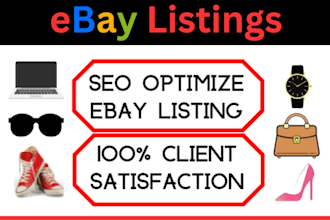 do ebay product listing, ebay SEO listing, ebay listing