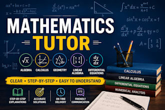 teach mathematics and solve math problems step by step