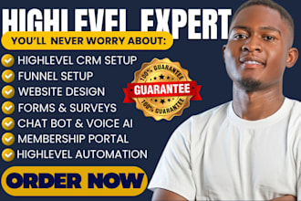 build go high level website landing page, ghl sales funnel automation