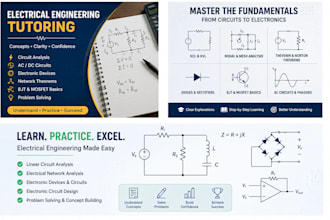 professionally tutor you in electrical engineering