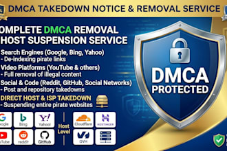 protect your copyright and send dmca notices
