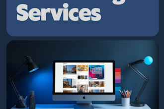 design professional social media posts, resume, tech infographics using canva