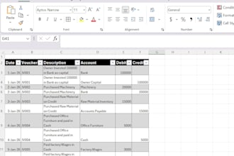 do excel bookkeeping for businesses