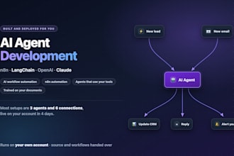 build custom ai agents, rag system and n8n workflow automation for your business