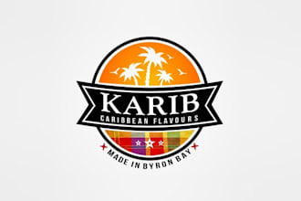 design custom super food products logo