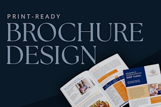 design print ready brochure, report, company profile