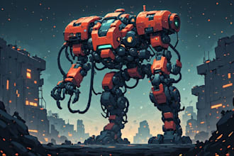 design spectacular robots, cyborgs and mechs