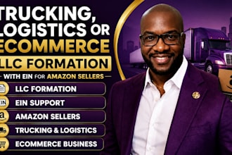 form your trucking, logistics or ecommerce llc with ein for amazon sellers
