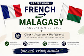 translate french to malagasy and malagasy to french