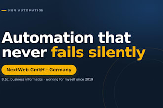build n8n automation workflows with ai, API and error handling