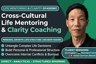 provide cross cultural life mentoring and clarity coaching