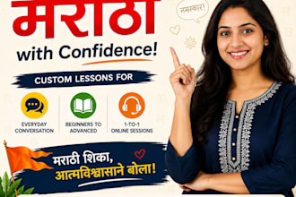 teach you marathi and hindi speaking
