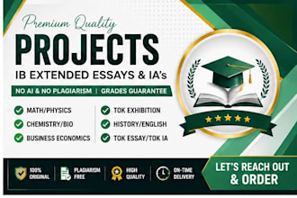 professionally edit ib extended essays, hl, sl, ias and toks