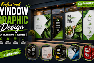 design professional window graphics