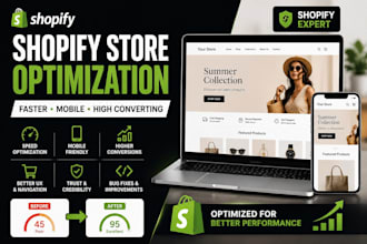 optimize your shopify store for speed, UX and conversions