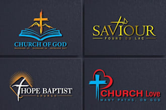 design modern and unique church religious or ministry logo