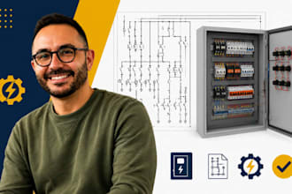 electrical panel drawing, electrical cad, autocad electrical paniel drafts